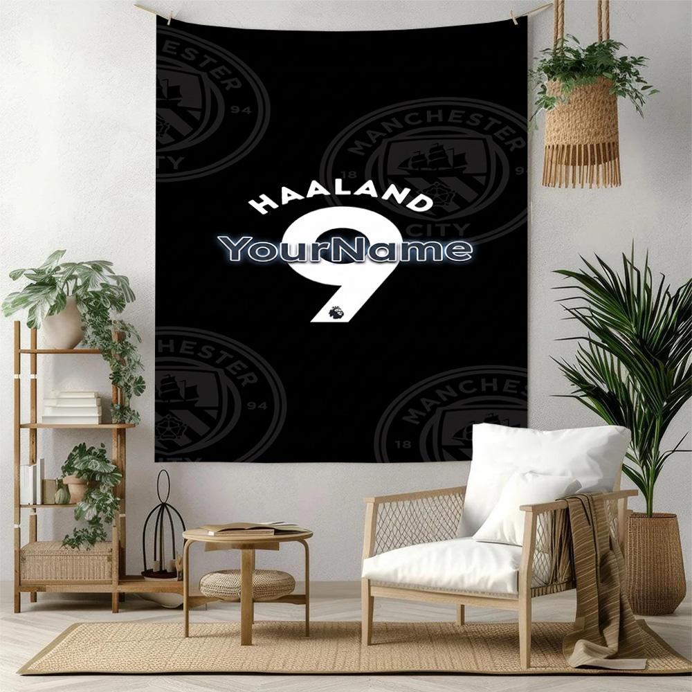 Haaland Custom Your Name Wall Decor Tapestry Art For Pet Memorial Birthdaywedding Party Backdrop Family Gift