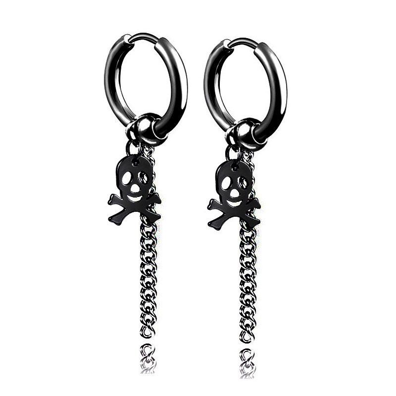 New Arrival Stainless Steel Stud Earrings Cross Star Scorpion Tassel For Women Men Fashion Hip Hop Ear Jewelry Gifts
