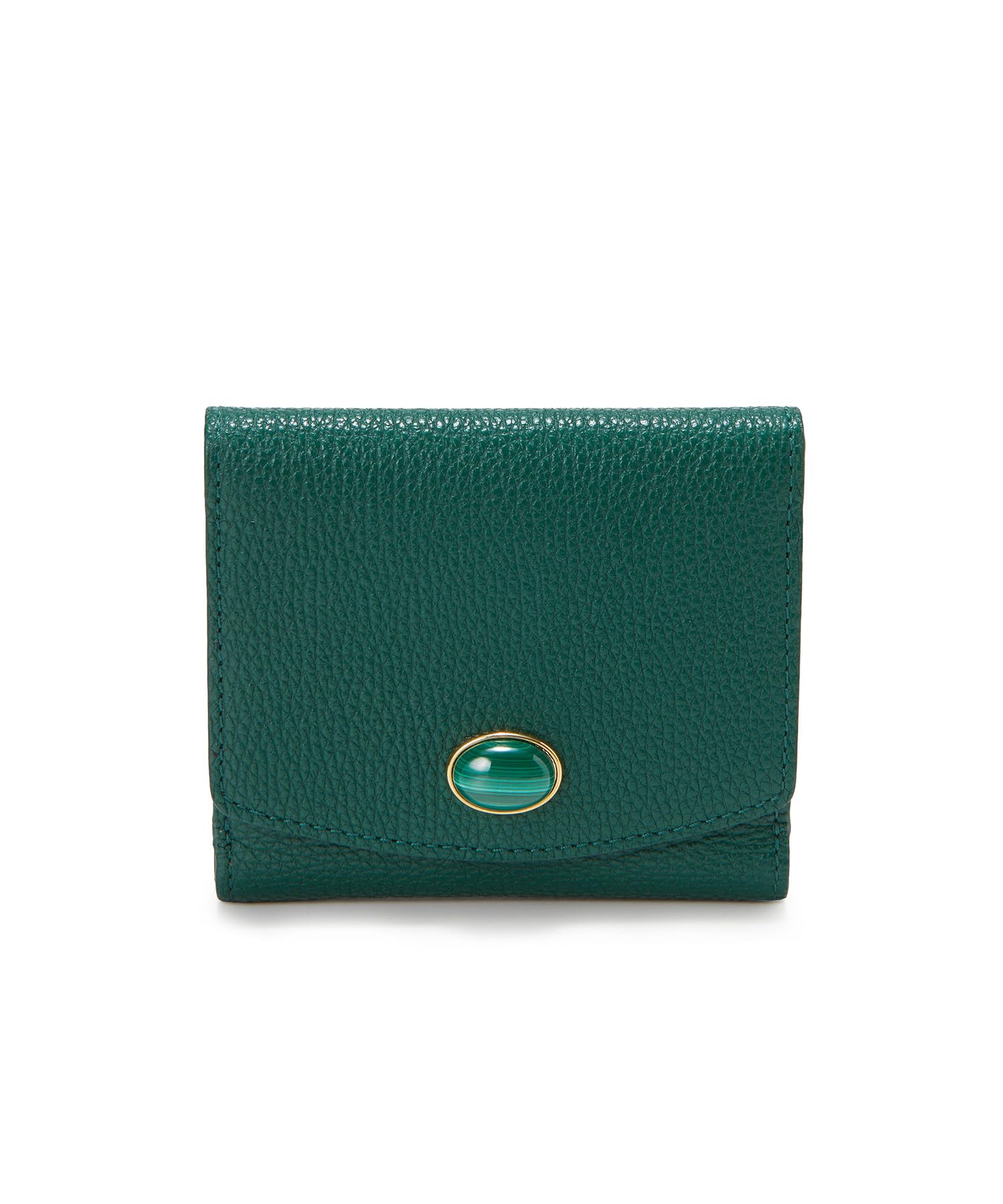 [TOPKAPI] Мини-портмоне с тиснением из кожи, складывающееся пополам, Gemdrops