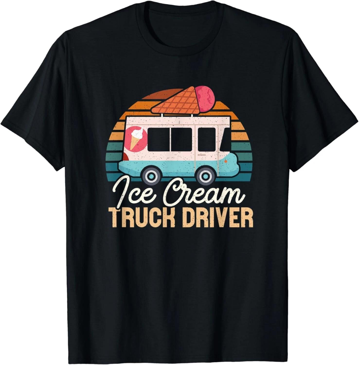 

Ice Cream Truck Driver Summer Popsicle Lover Sweet Tooth Gifts Unisex T-Shirt 2XL