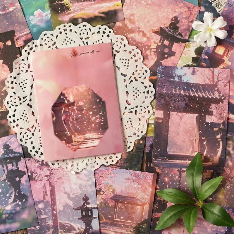 30 Pcs Outdoor Landscape Material Paper Aesthetic Scenery Decor Scrapbooking Diary Album Collage Material Junk Journal Supplies