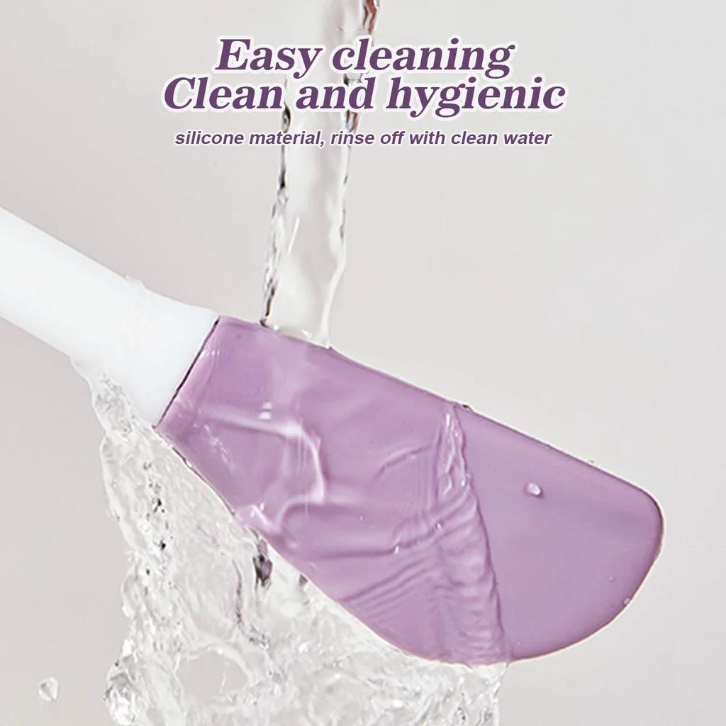 1/2/4pcs 2-in1 Silicone Facial Cleansing Brush, Pore Scrubber & Exfoliator for Blackhead Removal, Deep Cleaning Manual Tool