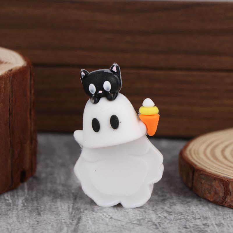 1/6Pcs Mystery Phone Buddy Cute Halloween Phones Decorations Mini Figure Design Figurine Fun Desk Accessory For All Phones