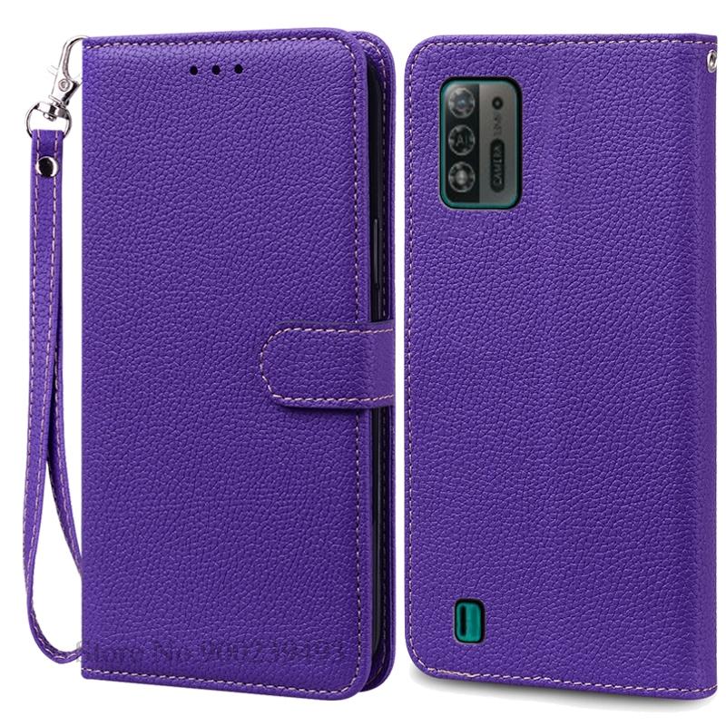 A52 Lite Pouzdro Pro ZTE Blade A52 Lite Pouzdro Měkké Silikonové Peněženkové Kožené Vyklápěcí Pouzdro Pro ZTE Blade A52 Lite Pouzdro TPU Zadní Kryt Etui