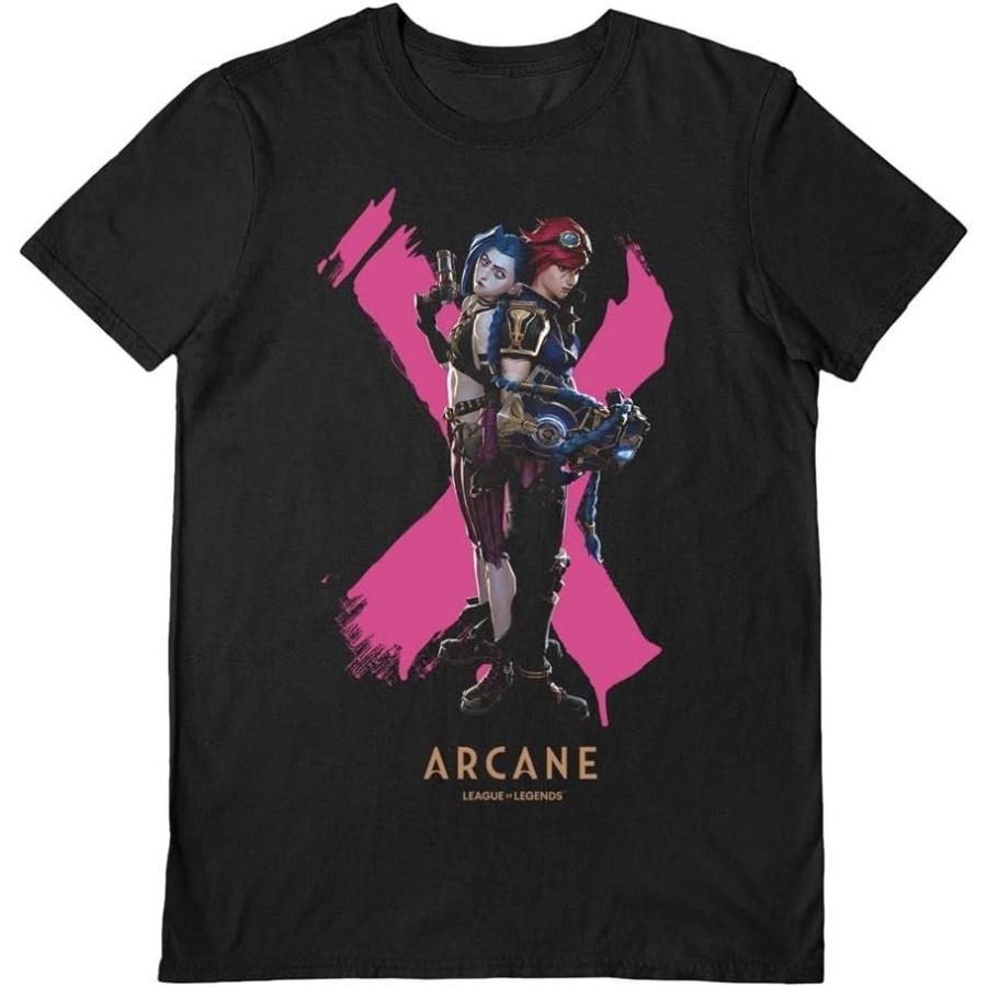 Мужская черная футболка Pyramid International Arcane Duo S