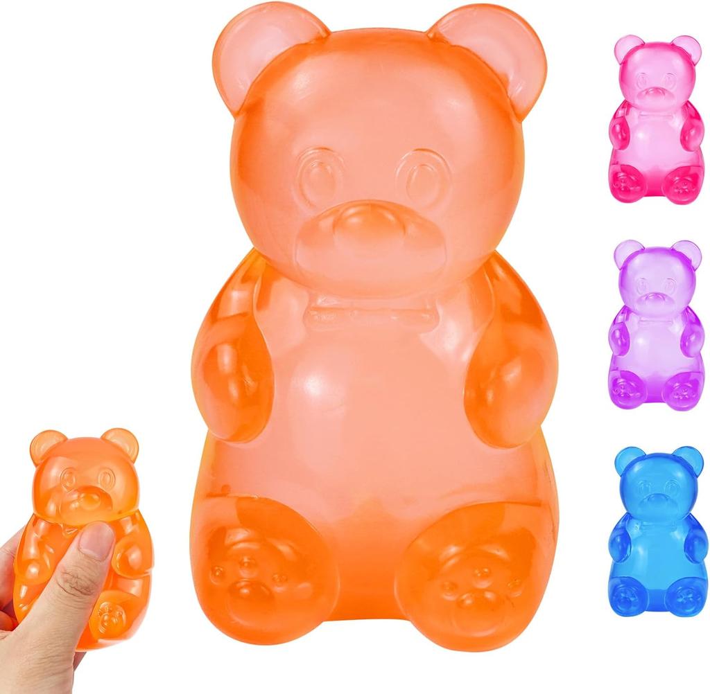 Jouets Enfants Ours Anti-Stress Taba Boules Squishy, Ours Jouet Taba Squishy pour Soulager le Stress Boules à Presser pour Cadeau d'Anniversaire Cadeaux Petits Cadeaux de Fête