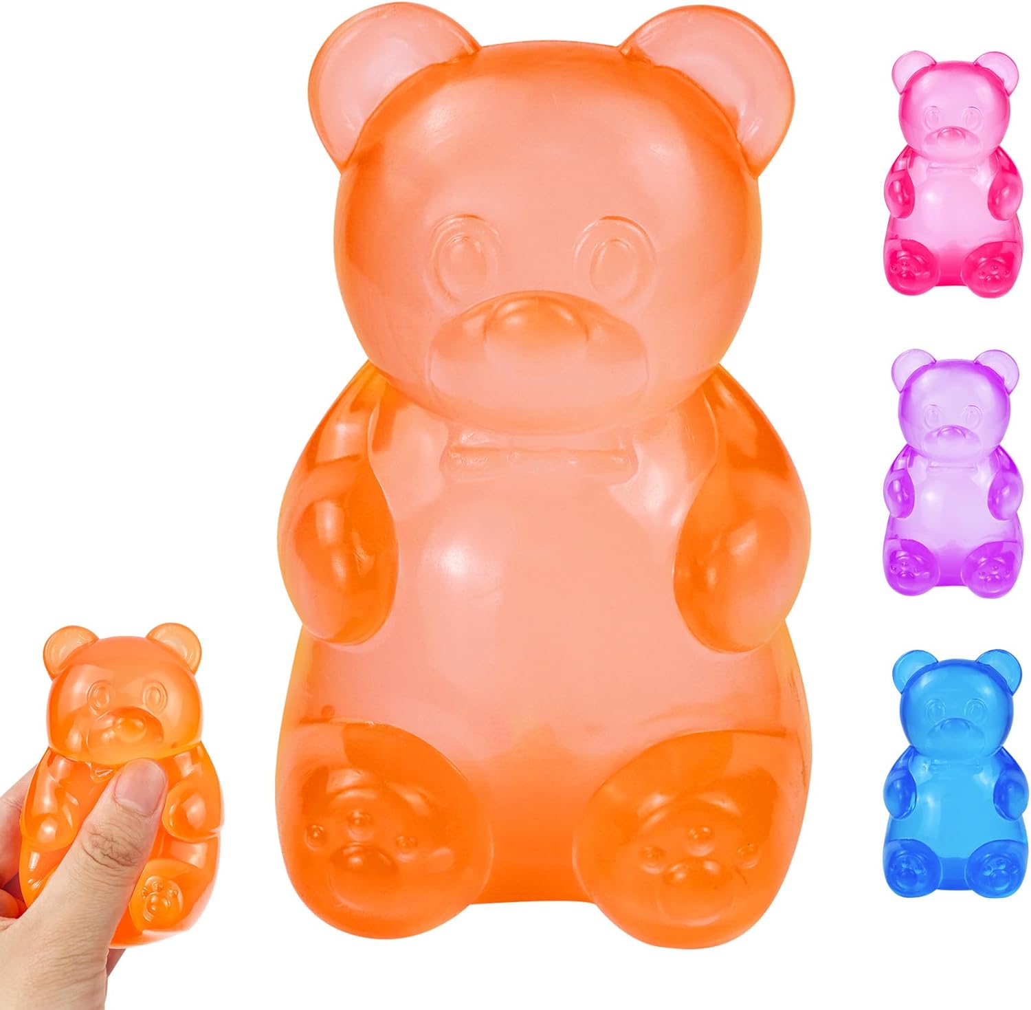 

Stress Bear Taba Squishy Balls, Bear Toy Taba Squishy Toys for Kids Stress Relief Squeeze Balls for Birthday Gifts Party Favors
