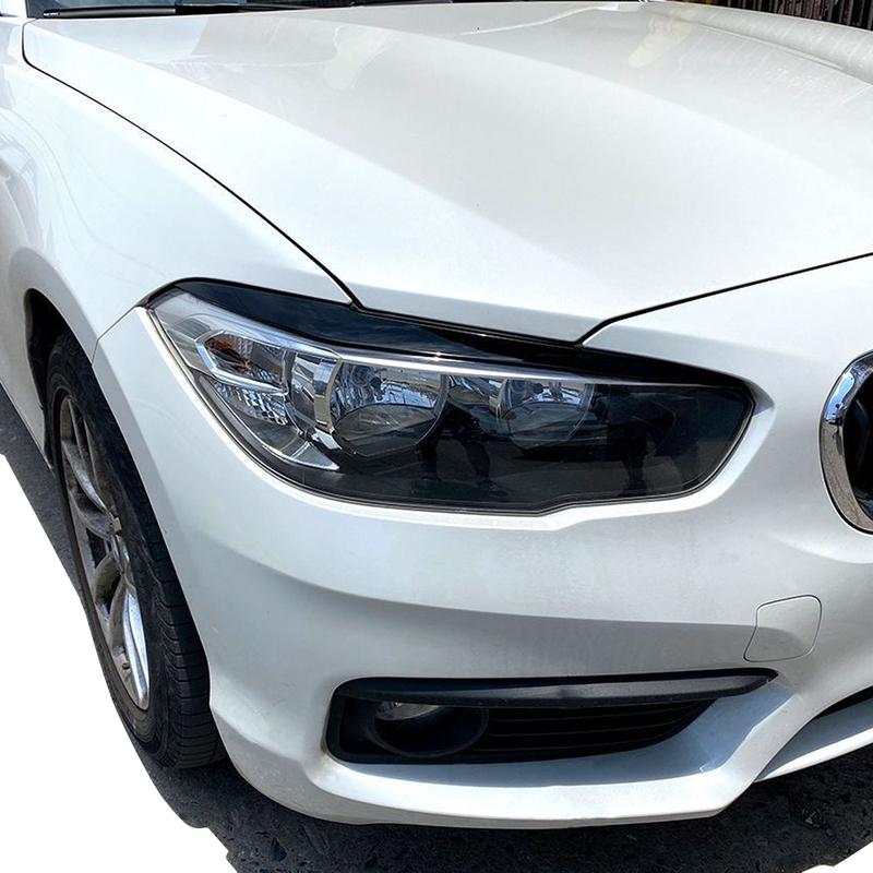 2PCS Headlight Eyebrows Eyelids For BMW F20 F21 1 Series 116D 118I 120I 120D M140I 2015-2018 Front  Headlamp Eye Lid  Cover