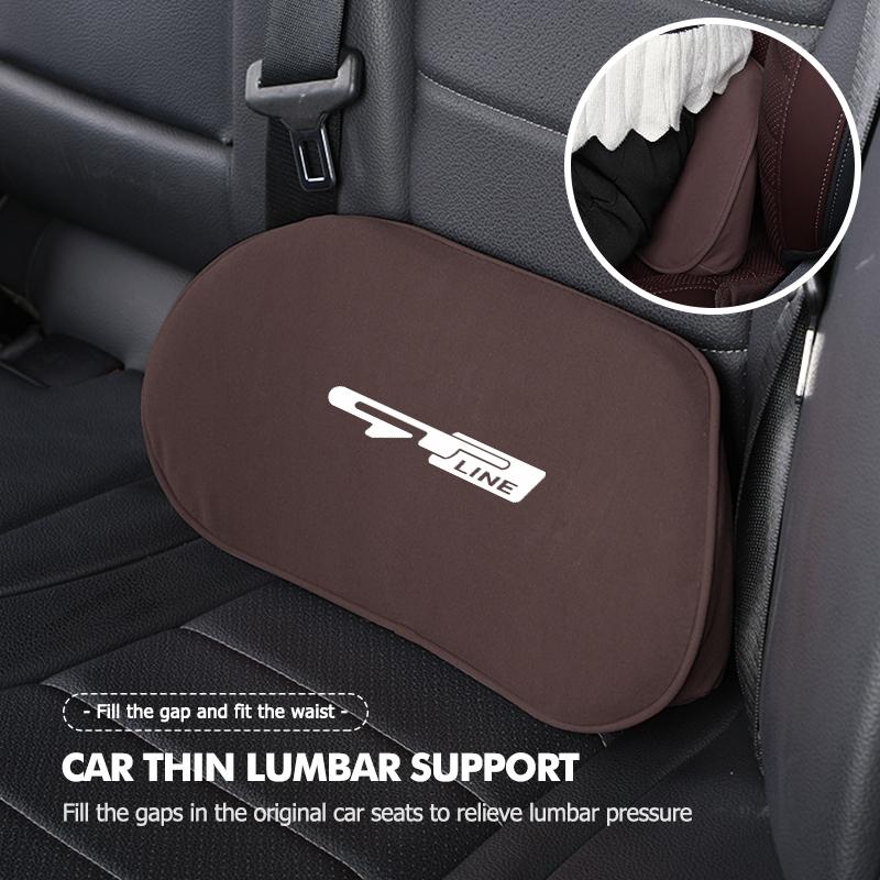 Car Seat Backrest Waist Lumbar Memory Foam Support Cushion For KIA K5 K2 Optima Soul Spectra Niro Cadenza Sephia Carens