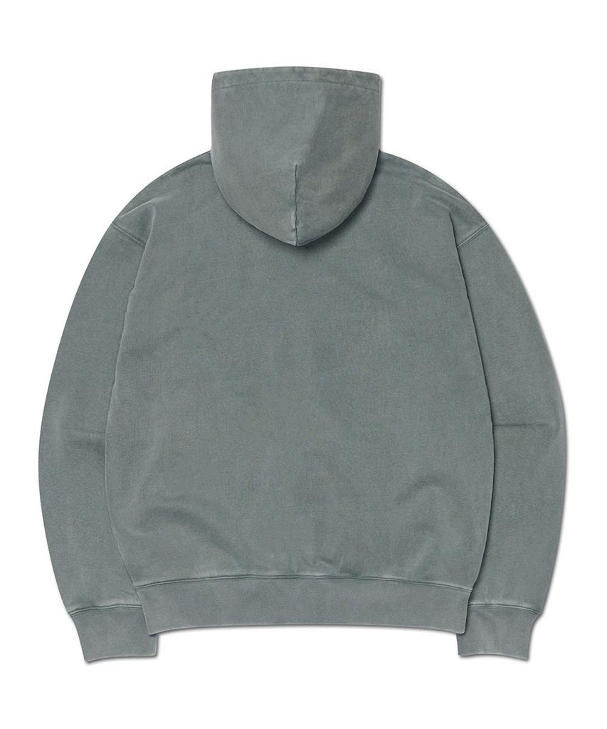 Nomanual R.P Layer Hooded Zip-Up - Washed Gray