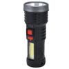 LED Flashlight with COB Sidelight USB Charging Ultra Bright Flashlight Portable Eletric Torch for