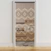 Classic Wood Bead Curtain, 90 x 175 cm w/ 31 Intricate Bead Strands, Handcrafted Natural Room Divider for Doorway & Window Decor