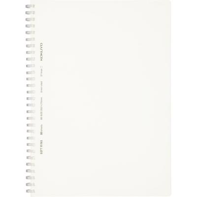 KOKUYO Note Soft Ring Defter Şeffaf 80 Yaprak Yarı B5 B-çizgili Şeffaf S-SV508B-T