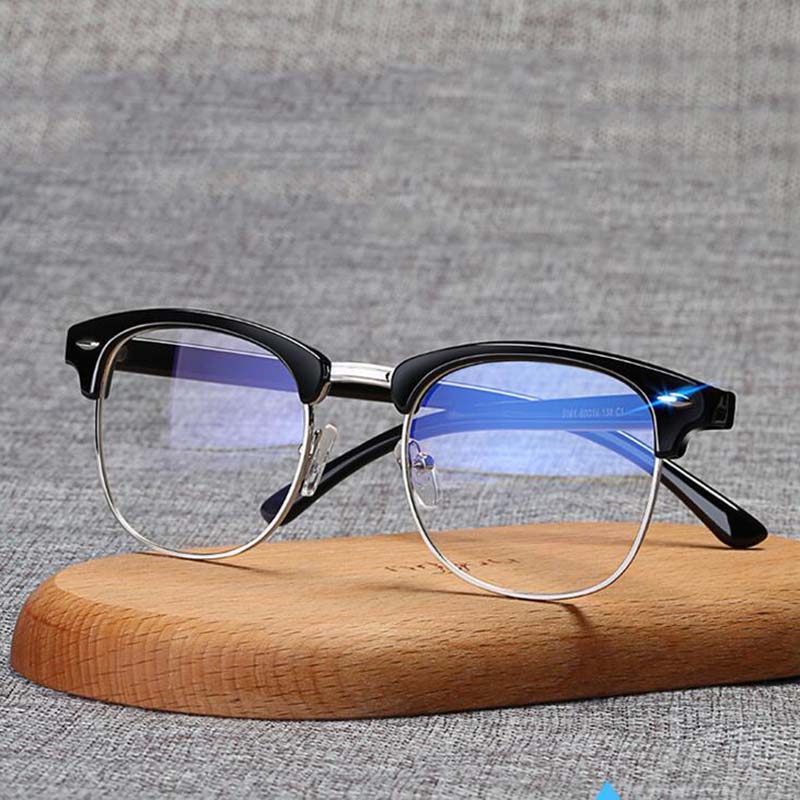 Metal Half Frame Reading Glasses Presbyopic Male Female Far Sight Glasses With Strength +0.5 +0.75 +1.0 +1.25 To +4.0