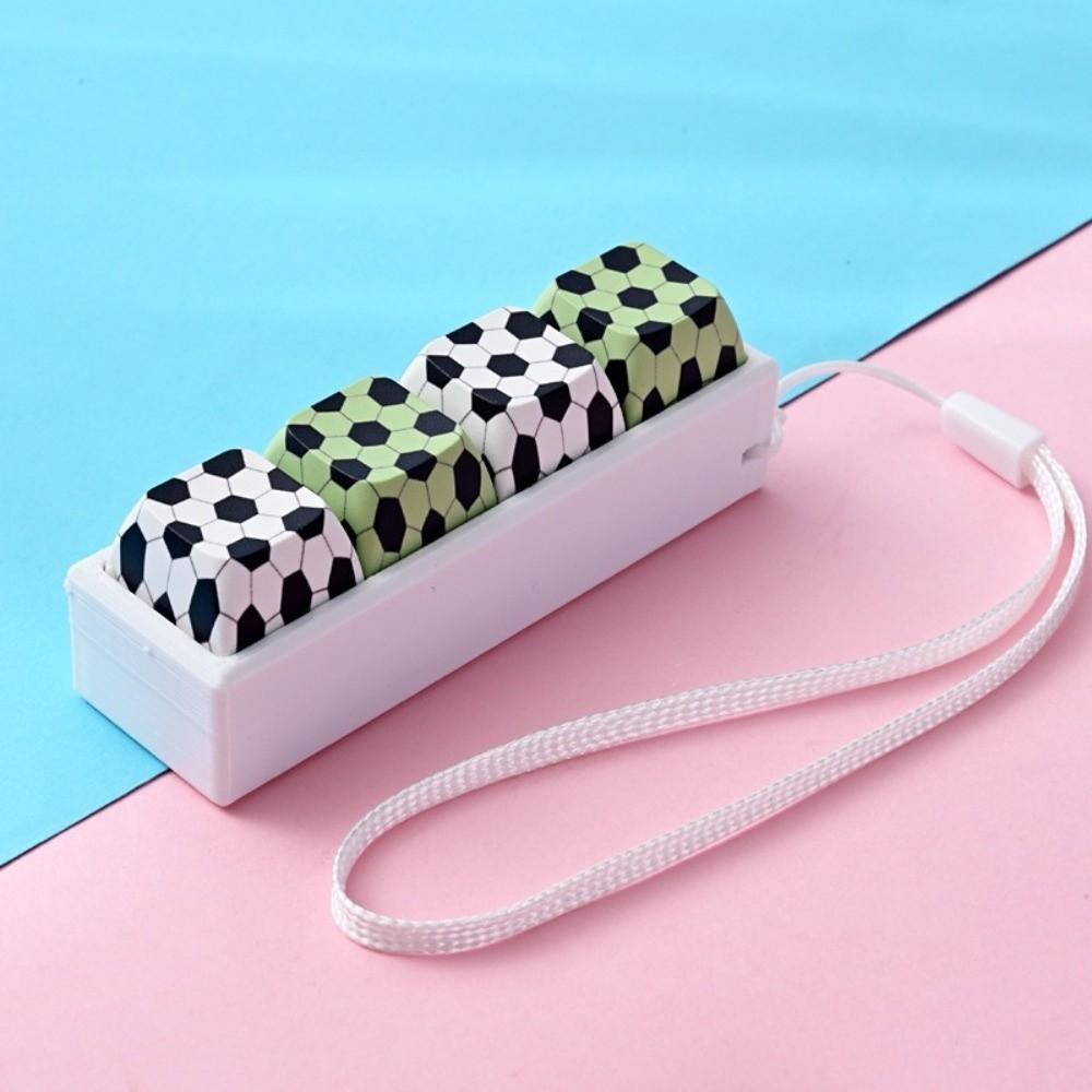Mini Keycap Keycap Fidget Keychain 4 Keys Finger Button Press Toy Keychain Keychain Accessories