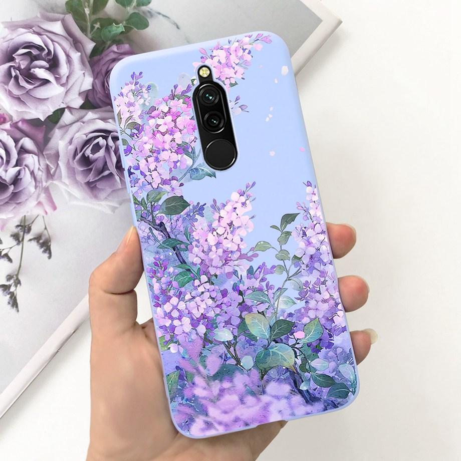 Liquid Silicone Cute Case for Xiaomi Redmi 8 Capa Protective Back Cover For Redmi Note 8 Pro Note8Pro Note 8T Bumper Redmi8 Case