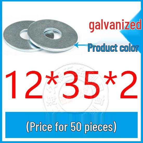 GB96-85 Carbon Steel Galvanized Thickened Oversized Flat Washer, Sizes M3-M20
