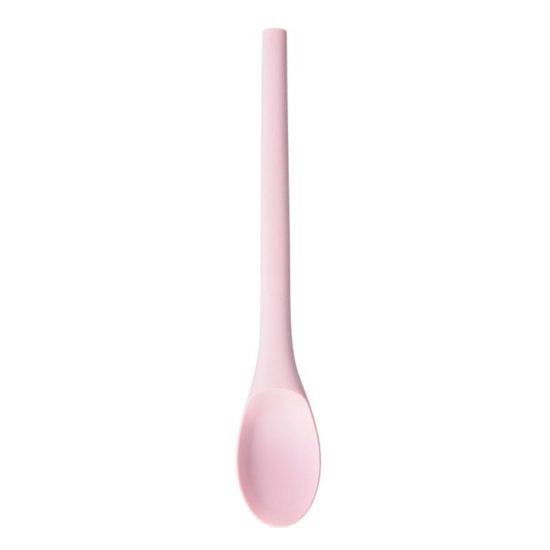 Silicone Spoon Small Spoon with Long Handle Heat Resistant Easy To Clean Non-stick Rice Spoons Tableware Utensil Kitchen Tool
