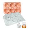 Roses Ice-Cube Mold, Heart Shape Tray, Silicone Ice Mold
