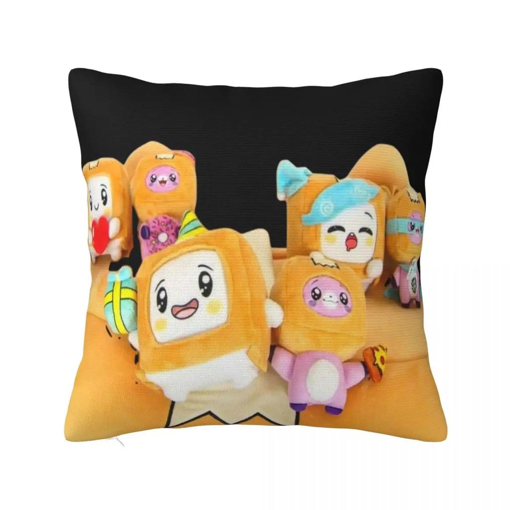 Happy Lanky Pillow Covers Room Kawaii Cartoon Cushion Cover Cool Decorative Pillow Cover