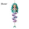 Padrão Fácil de Animais de Crochê Tema Oceano Kit Espiral, Artesanato Decorativo DIY, Conjunto de Tricô de Animais Marinhos Montagem Ornamento Pendurado para Árvore de Natal