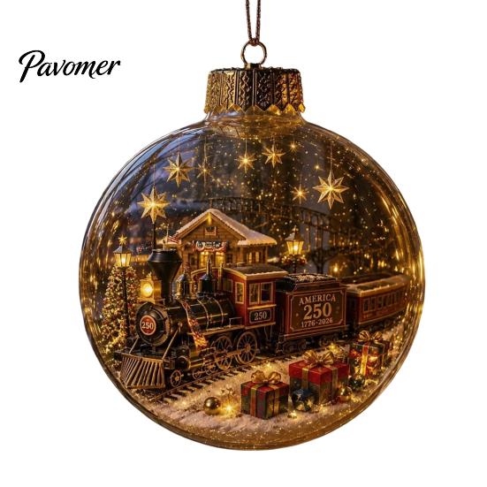 Durable Holiday Party Supplies Glowing Christmas Story Ornament, Mini Scene in Ball, Light Up Hanging Decorations for Garden Clear Plastic Ball