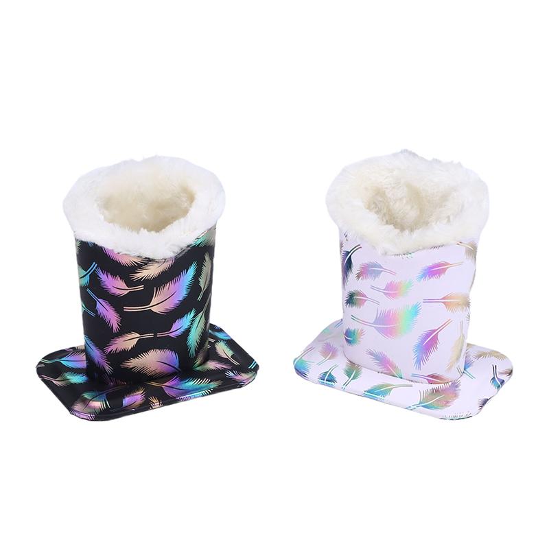 Leder Brillenhalter Weiches Plüschfutter Sonnenbrillenständer Modischer Brillen Organizer Aufbewahrung Brillenbehälter