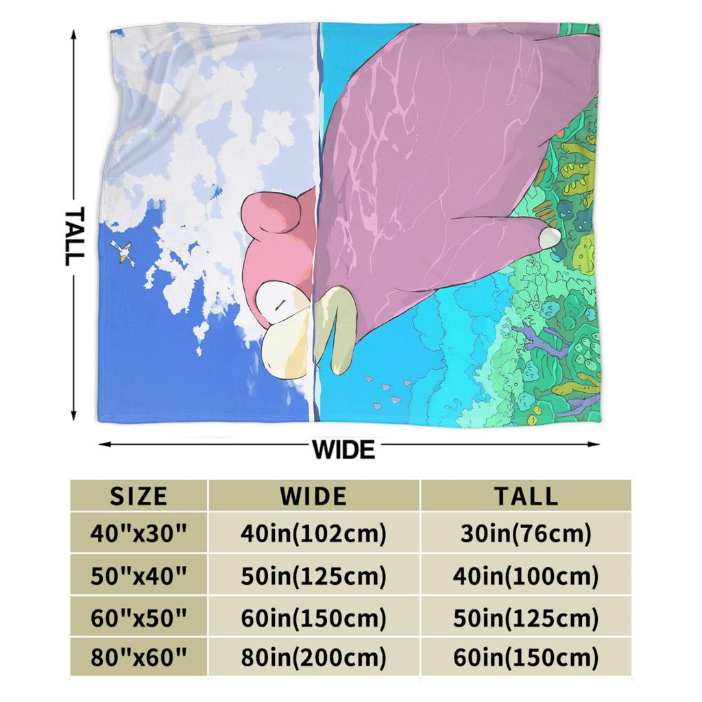 Super Warm Blankets Travel Slowpoke Cartoon Throw Blanket Flannel Bedspread For Couch Chair Funny Sofa Bed Cover