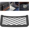 Car Mesh Organizer, Large ABS Nylon Storage Net Pocket with Reinforced Edges Auto Trunk Seat Side Organizer for Vehicle RV Boat Interior Organization