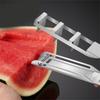 Ergonomic Kitchen Tool For Precise Watermelon Cantaloupe Slicing Stainless Steel Fruit Cutter Efficient Kitchen Gadget