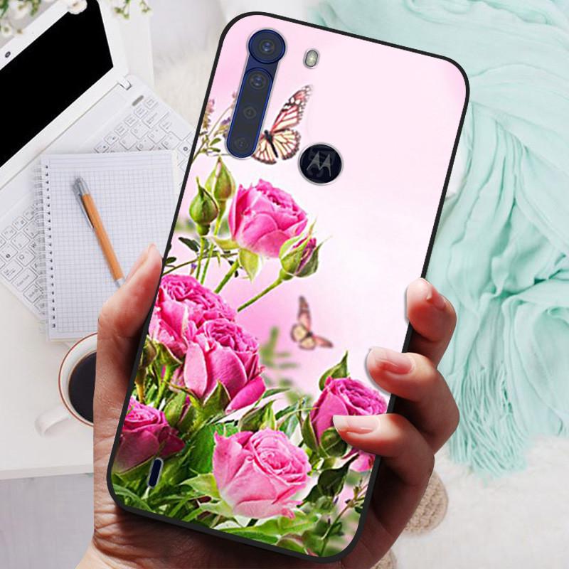 For Motorola One Fusion Case Black Bumper Soft Silicone Cover For Moto One Fusion Plus Phone Cases OneFusion Fusion+ Funda Shell