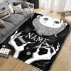 Custom Name,Coraline Home Sofa Decoration for Living Room & Bedroom, Non‑Slip Play Flannel Floor Mat for Game Room