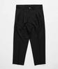 Seuteulaikeu Elegant Two-Pleated Trousers (Black)
