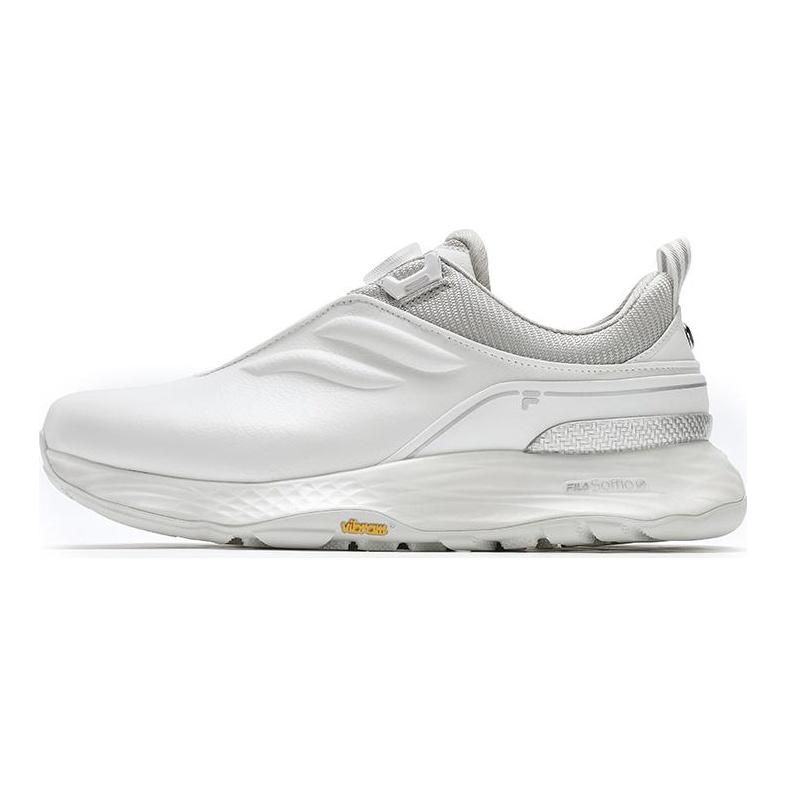 Fila Abrasion Resistant Support Low Top Golf Shoes Men's Bright White/Silverware Gray A12M431701FBS