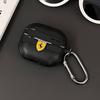 Wireless Bluetooth Earphone Case Air pods 1/2/3/4/5 Pro2 Soft Cover & Metal Emblem Keychain For Ferrari 308 GT4 328 GTB GTS F355 JG7