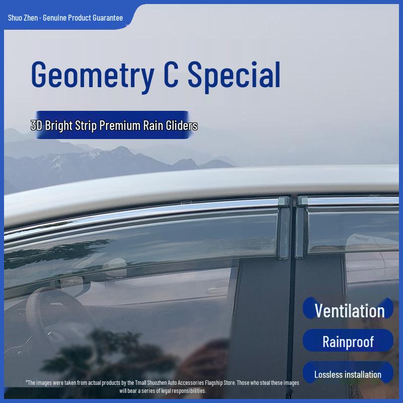 Geely Geometry C 2020 Regen- und Sonnenschutz - Auto-Fenster-Modifikations-Schutzleiste
