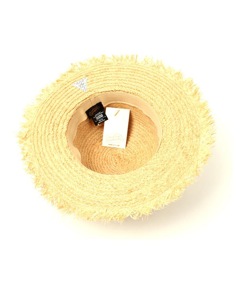 Yunibeosyeolkemiseuteuli Gdmt Round Natural Raffia Hat Panama Hat