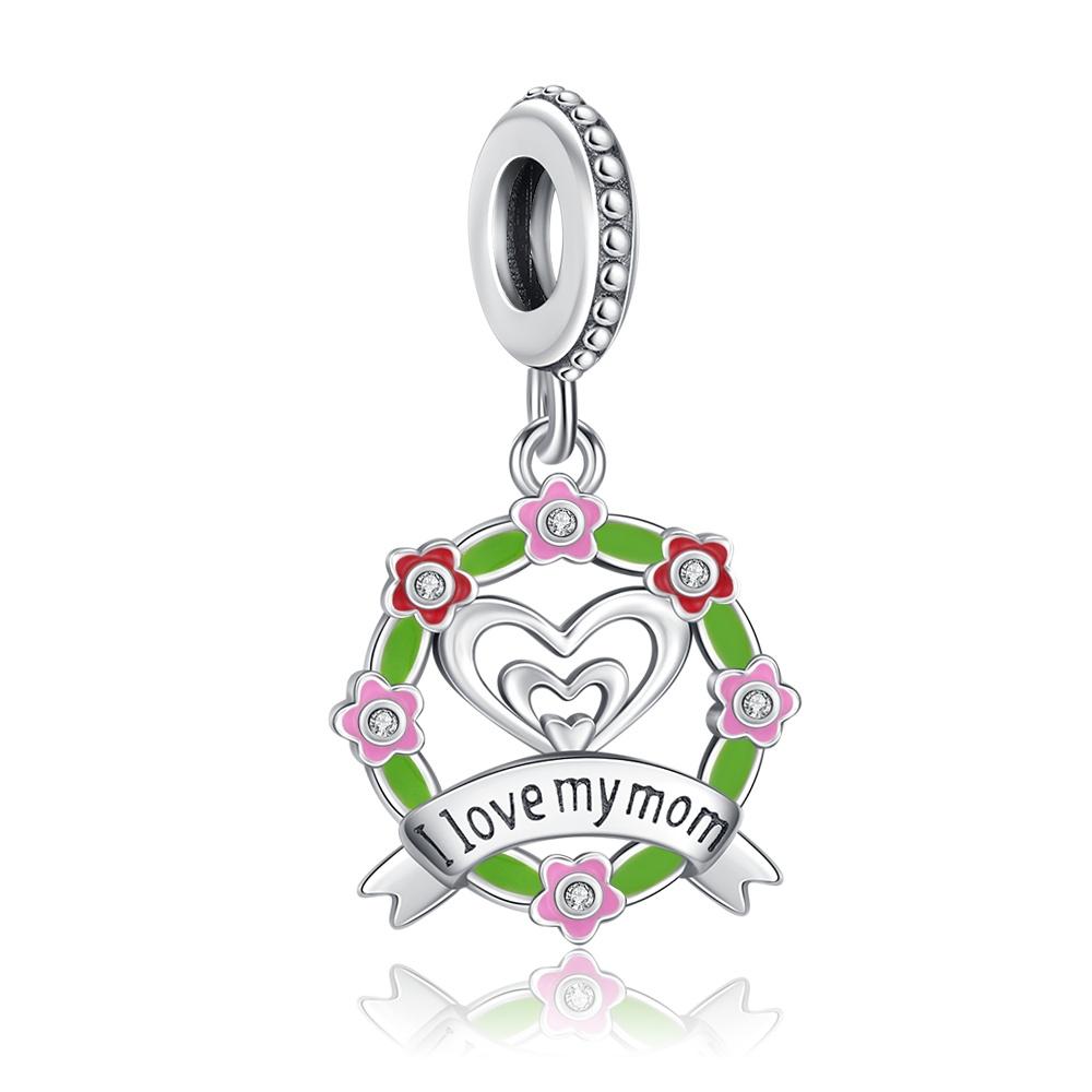 Charms for bracelet Silver 925 Bottle Car Bead Classic Jewelry For Women Diy Pendant Love Mother's Day Gift Heart bead Fashion
