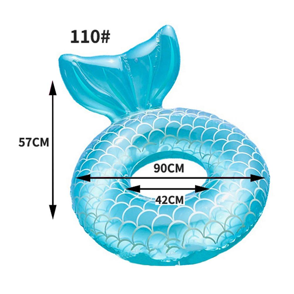 Aufblasbarer Schwimmring in Meerjungfrauenform, schwimmendes Pool-Party-Spielzeug für den Strand, für Erwachsene und Kinder, Baby, Wasserspielschlauch, Schwimmmatratze, Spielzeug
