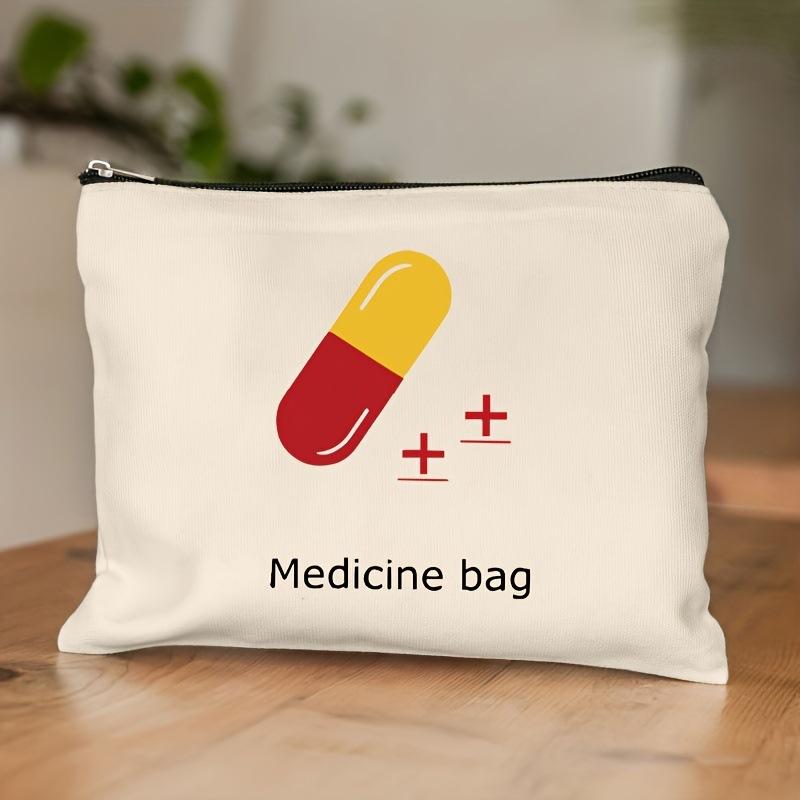 Ladies' Makeup Bag, Travel Storage Bag, Gift for Good Friends, Letter Bag, Logo Printable, Birthday Gift, Souvenir Bag