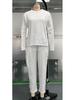 2024 Women's Autumn/Winter Casual Loose Long Sleeve Sweatshirt and Harem Pants Set