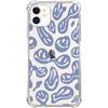 Trippy Psychedelic Flowers Phone Case for iPhone 11, Indie Hippie Colorful Eyes Flower Cover for Teens Women Men, Soft TPU Shockproof Case for iPhone