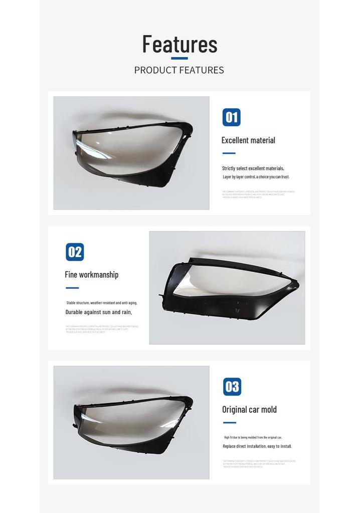 Mercedes-Benz X253 GLC Headlight Cover (2016-2019)
