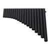 Pan Flute Instrument 18 Pipes Key of C Pan Pipe for Beginners Learning Teaching with Carrying Bag