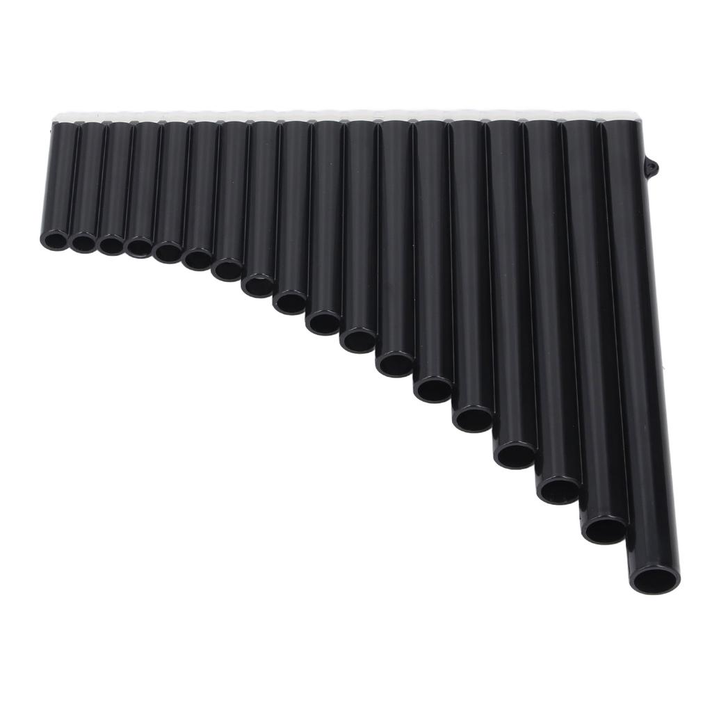 Pan Flute Instrument 18 Pipes Key of C Pan Pipe for Beginners Learning Teaching with Carrying Bag