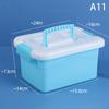 Pp Plastic Storage Box With Lid Portable Kids Toys Student Stationery Jewelry Storage Case Container Cosmetics Sorting Box