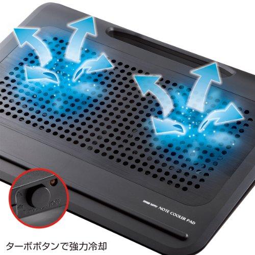 SANWA SUPPLY Almofada de resfriamento para notebook (com Função Turbo) TK-CLN19U
