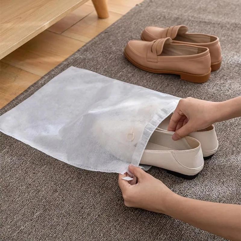 5/10/20/50PCS Shoe Storage Bag Travel Storage Shoe Bag Portable Home Drawstring Clothing Classification Packaging