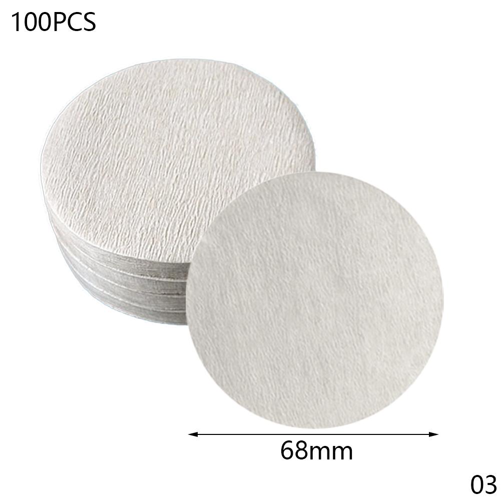 100PCS kulatý kávový filtrační papír 56mm 60mm 68mm pro espresso kávovar Překapávač Kávové filtry Nástroje Moka konvička Papírový filtr