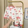 Kids Cotton Thermal Underwear Set Boys Girls Spring Autumn Pajamas Baby Warm Home Wear Long Sleeve Pants Lounge Suit